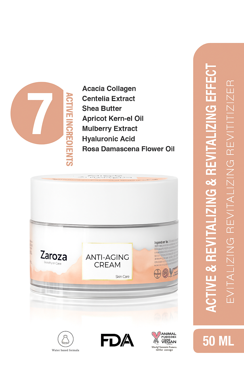 Anti Aging and Anti Wrinkle Moisturizing Cream Anti Aging Cream 50 ml